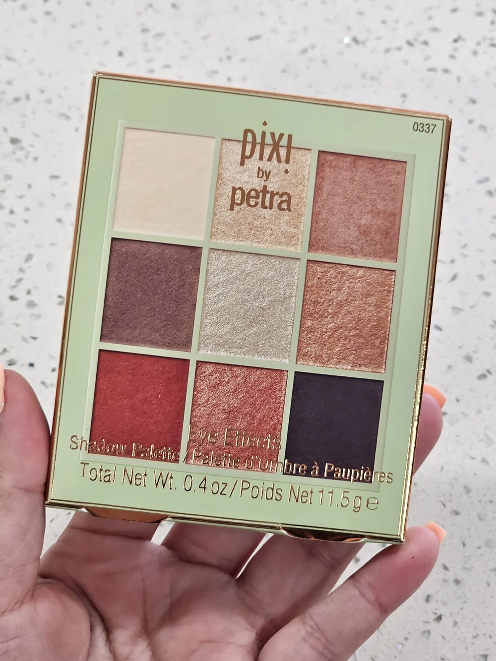 Pixi by Petra Warm Toned Eyeshadow Palette – Peach, Coral & Gold Shades